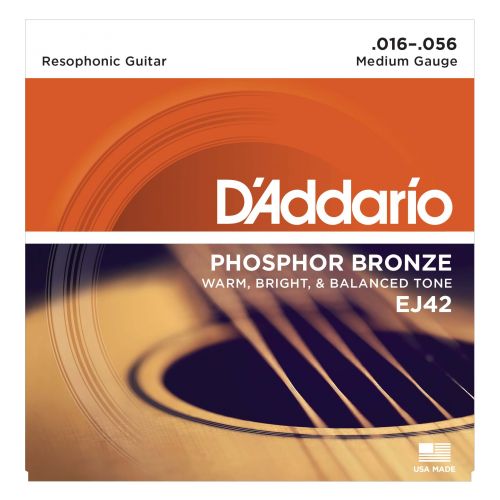 D’Addario Medium Gauge Resophonic Guitar Strings EJ42 Product