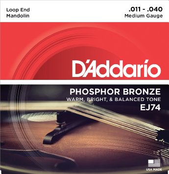 D’Addario Medium Gauge Mandolin Strings – EJ74 Product