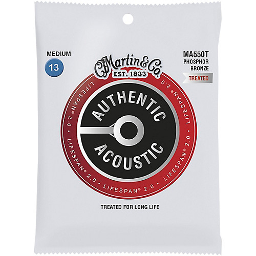 Martin Authentic Acoustic Lifespan SP – Medium – Phosphor Bronze Guitar Strings Product