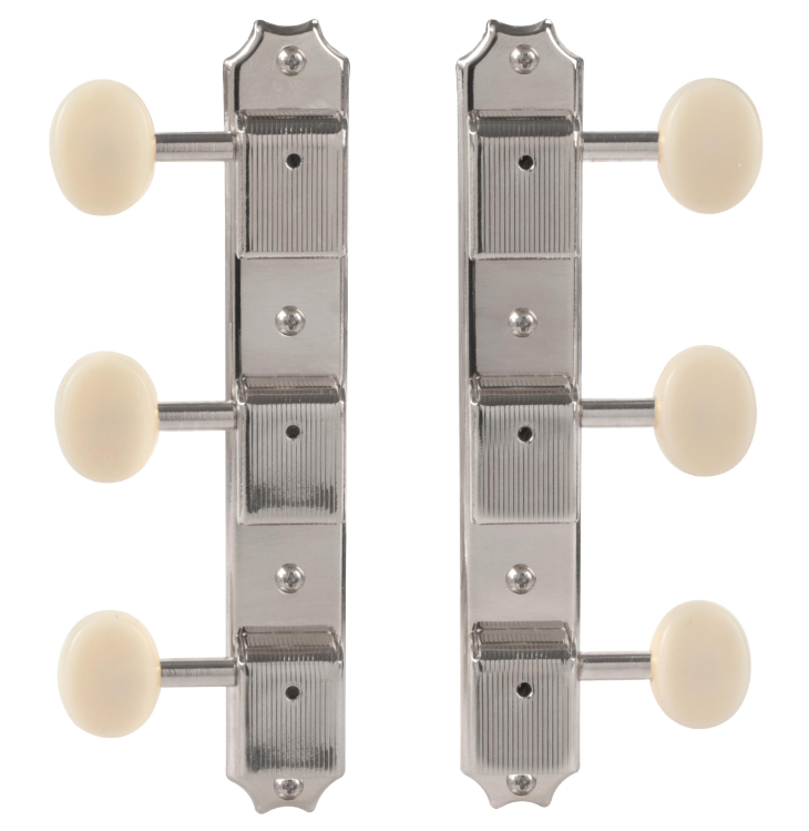 Kluson Vintage-Style 3 on a Plate Guitar Tuners – Ni Product