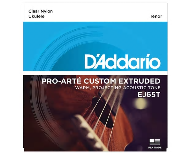 D’Addario Tenor Ukulele Clear Nylon Strings EJ65T Product