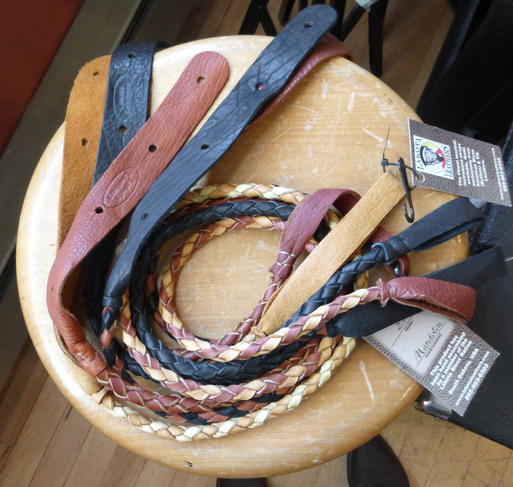 Lakota Leather Braided Mandolin Strap Product