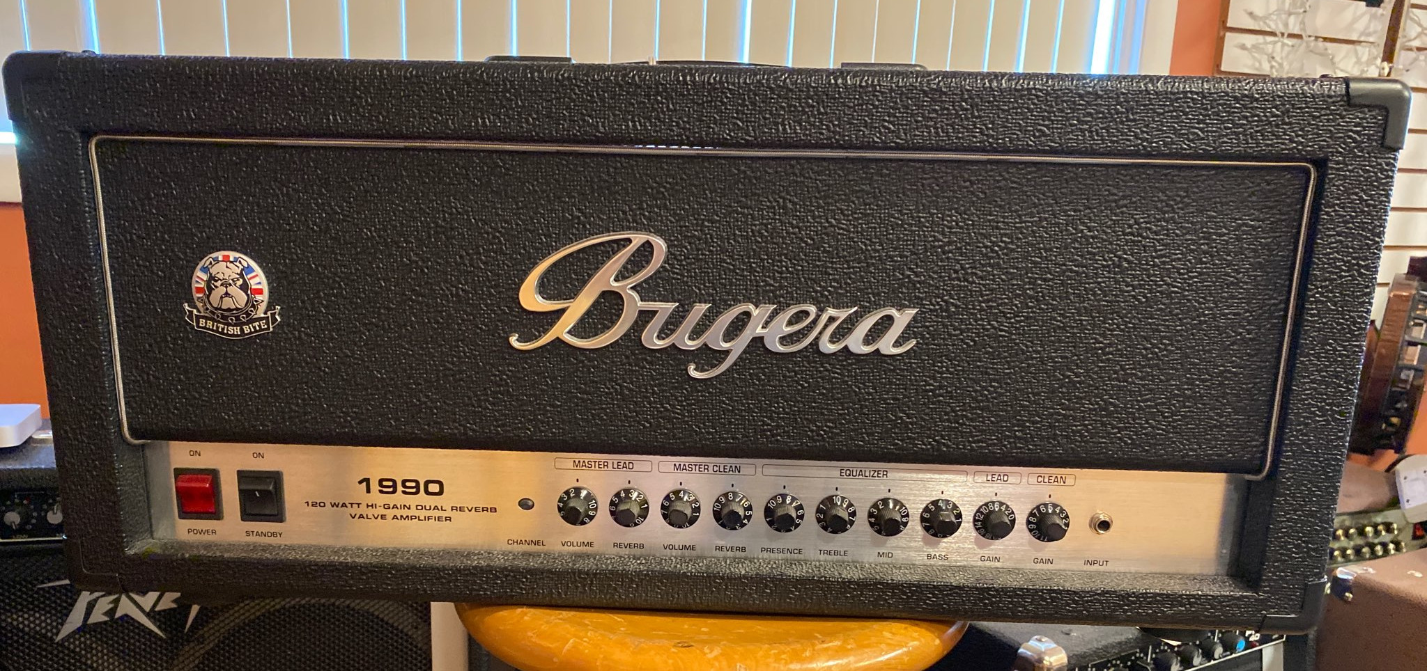 2009 Bugera 120 Watt Amp Head – Model 1990 – On Sale! Product