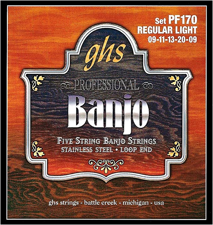 Banjo Strings GHS Stainless Steel PF170 Product