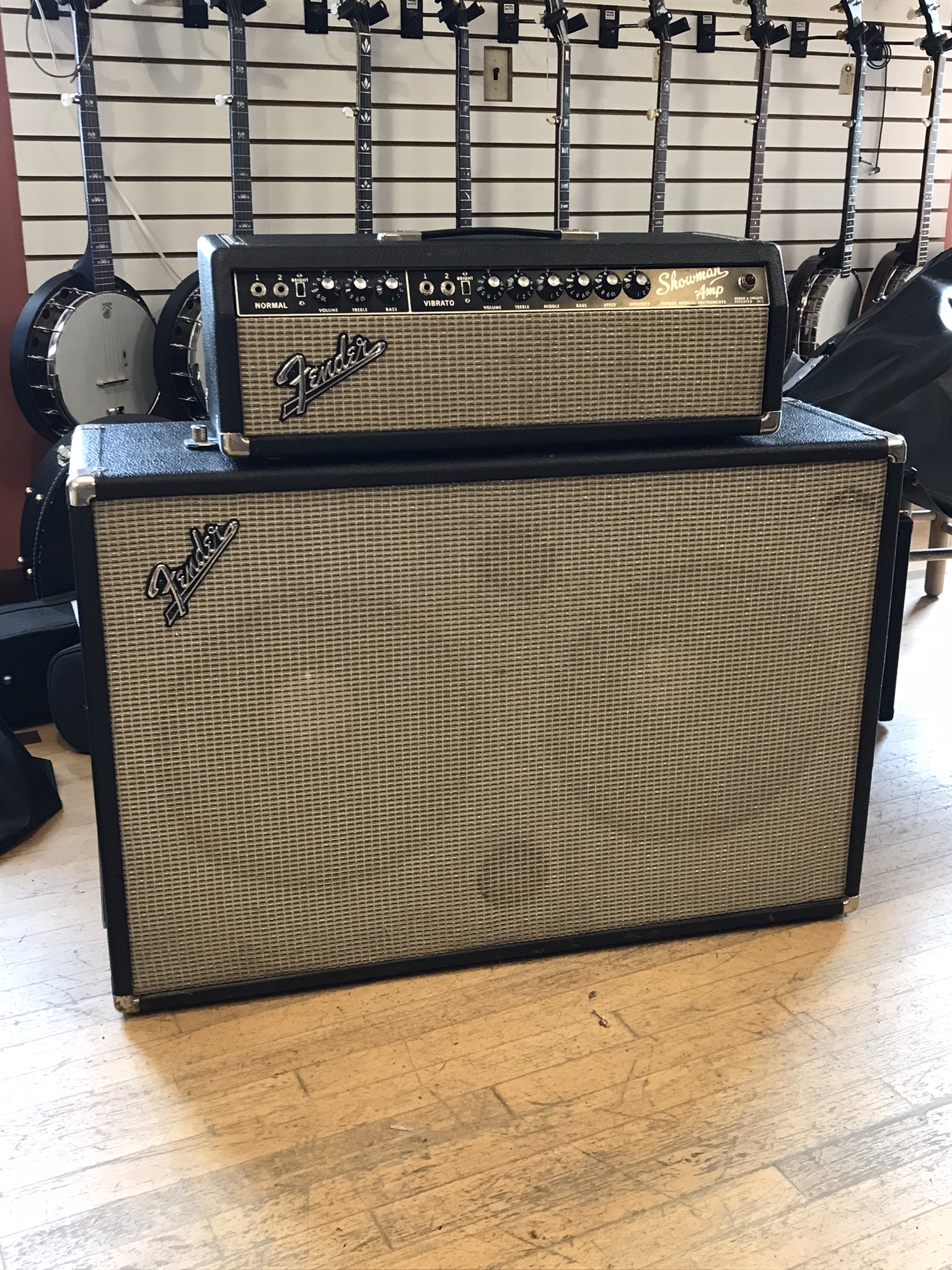1965 Fender Showman Amp W/ 2X15″ Cabinet Product