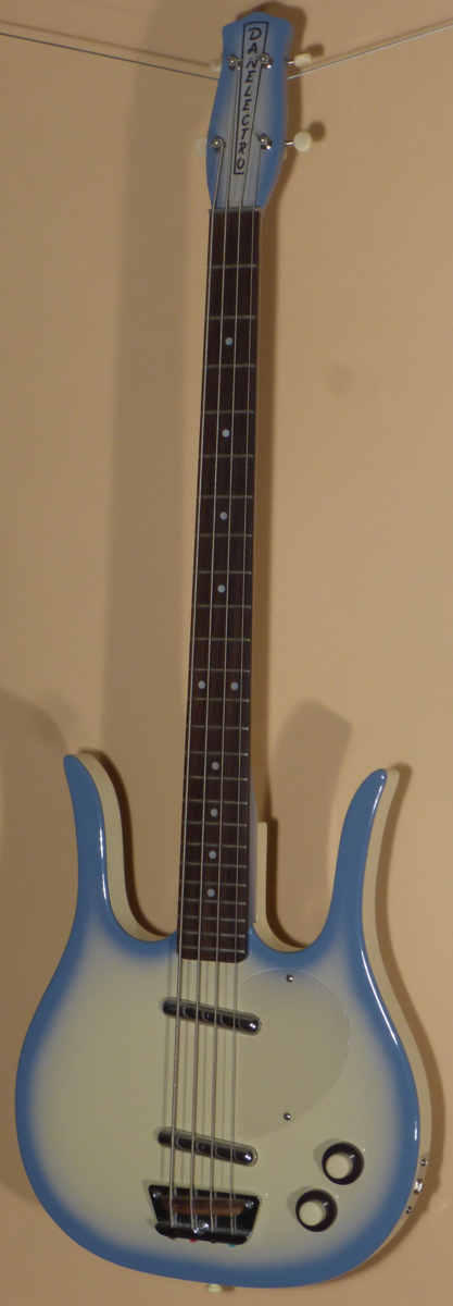 1990's Danelectro Longhorn short scale bass- SOLD -